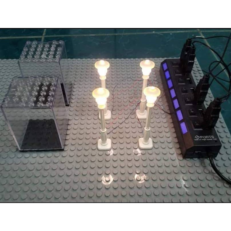 Lego - Cột đèn đường phát sáng