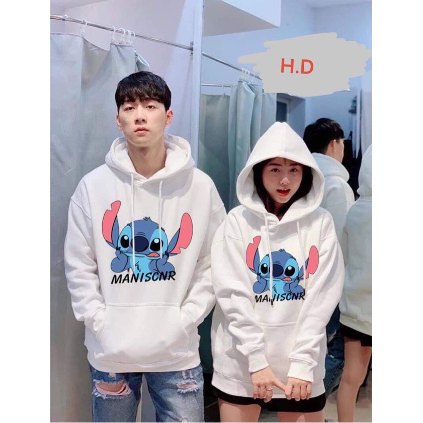 Áo hoodie đôi MANI nỉ cotton SIÊU XINH