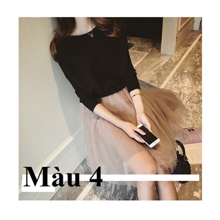 Áo len nữ dài tay cổ thuyền