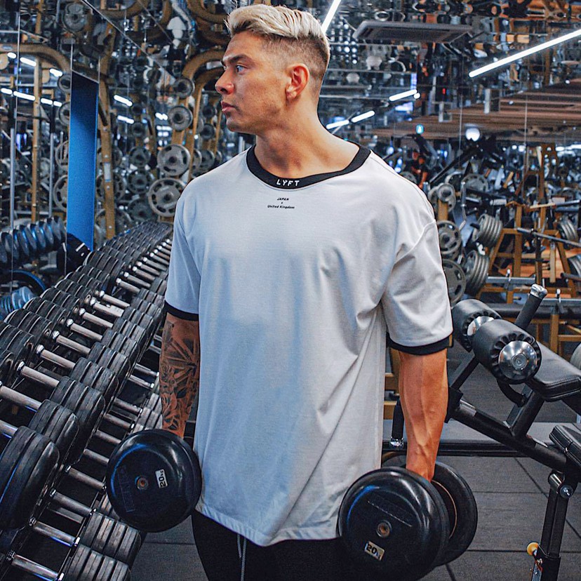 Áo Thun Cotton Tay Ngắn Họa Tiết Kẻ Sọc Thoải Mái Size M-3XL Cho Nam