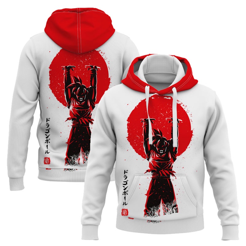 Áo Hoodie In Họa Tiết Hoạt Hình Dragon Ball 2022 DBZ 3D Thời Trang Đường Phố Cho Nam Và Nữ
