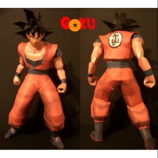 Mô hình giấy goku 23cm