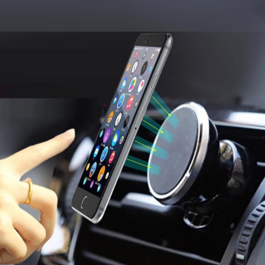 Giá Đỡ Điện Thoại Hít Nam Châm Trên ô tô 360 độ cửa gió 206232 [SKM] | BigBuy360 - bigbuy360.vn