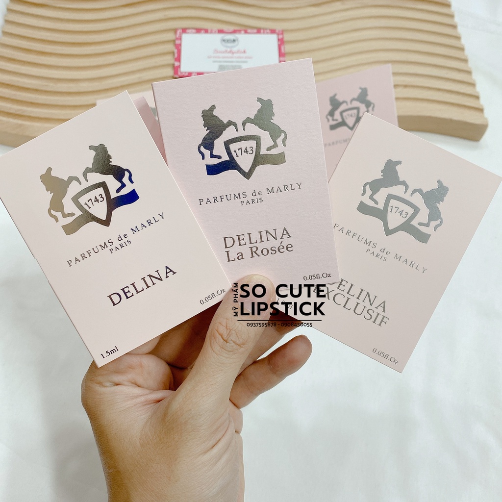 Vial Nước Hoa Parfums de Marly Delina, Delina Exclusif, Delina La Rose