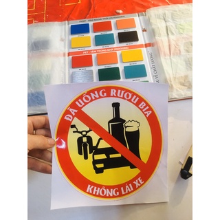 Logo đã uống rượu bia không lái xe