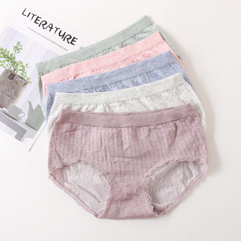 Quần lót cotton rữ mềm mịn co giãn 4 chiều cho chị em tư 45 - 60kg_𝐐𝐋𝟐𝟕