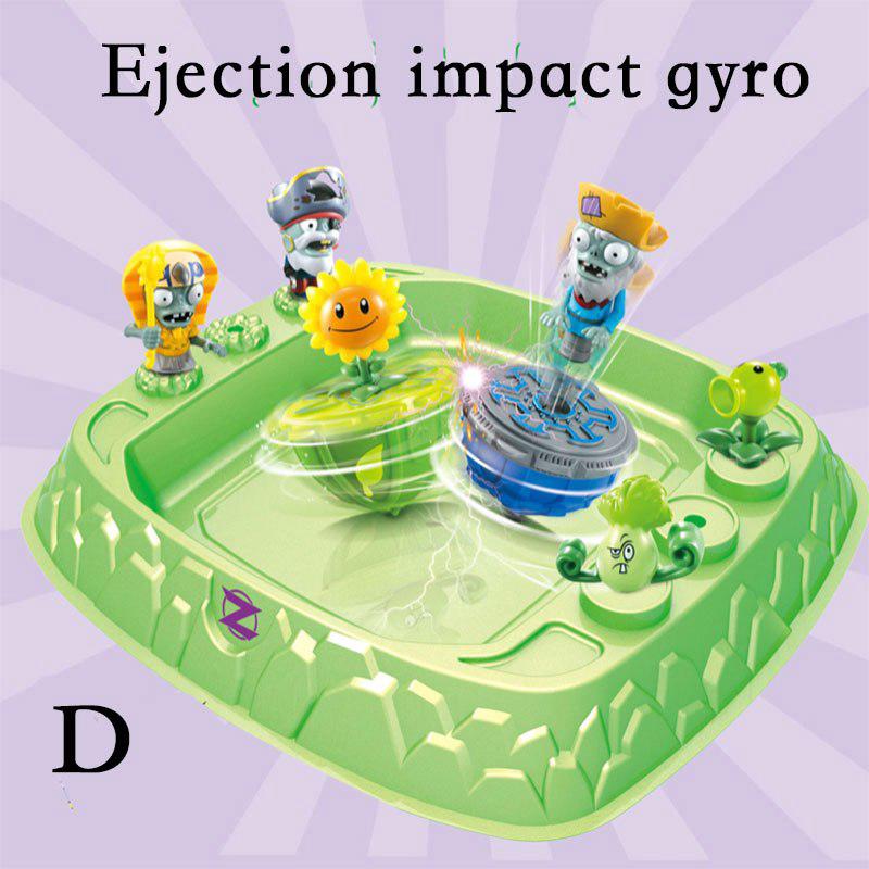 Con quay đồ chơi beyblade burst arena hình plant vs zombie