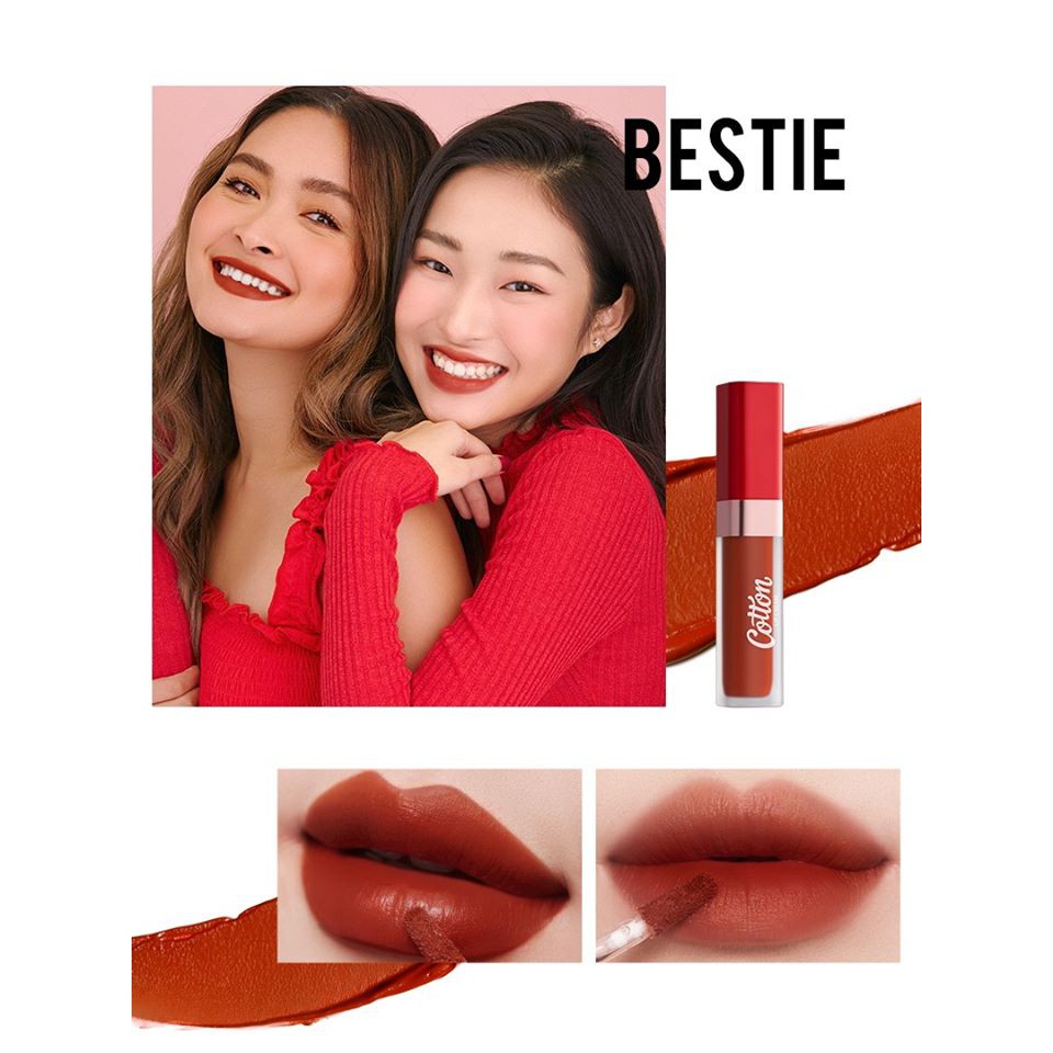 [Nhập COSOFELIA giảm 20k] Son kem bông OFÉLIA Cotton Lip Cream - Màu Bestie (6ml) | BigBuy360 - bigbuy360.vn