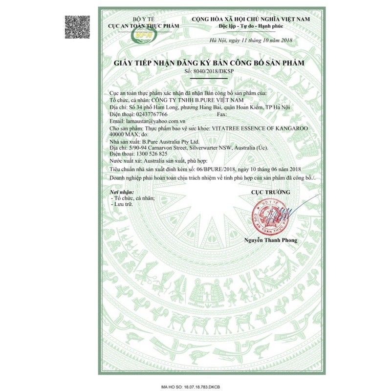 Viên Uống Tăng Cường Sinh Lý Nam - VITATREE ESSNMENCE Ò KANGAROO 40000 MAX Chính hãng Nhập Khẩu ÚC