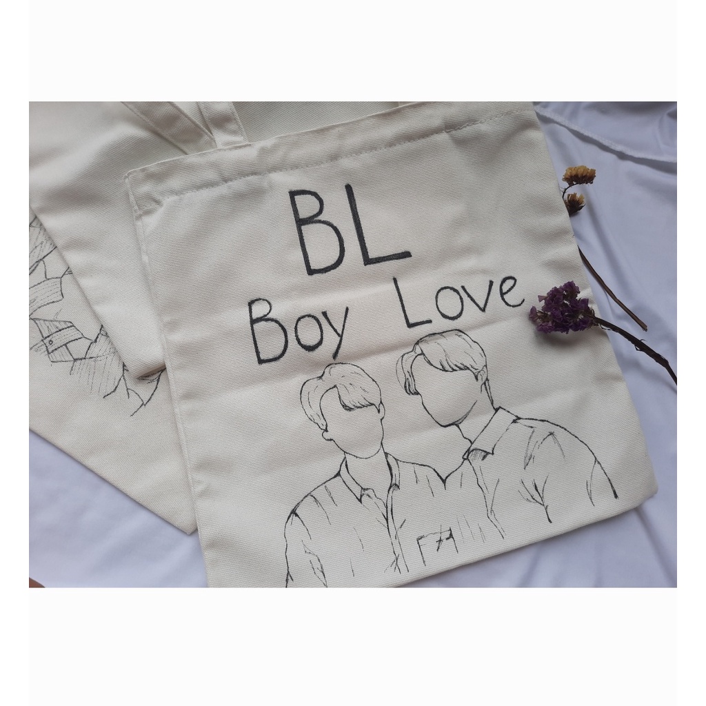 Túi tute vẽ  các cp bl thailan , idoi , anime