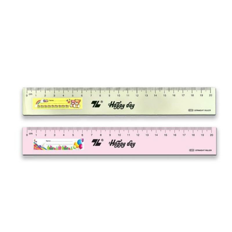 Thước thẳng Thiên Long SR-02, kích thước 20cm  hàng có kiểm tra chất lượng và an toàn