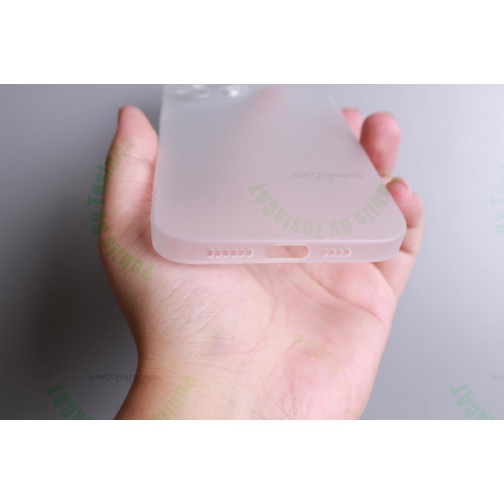 Ốp Điện Thoại Trong Mờ Siêu Mỏng Chống Dấu Vân Tay Cho iPhone 13 13Pro 12Mini 13Mini 11 12Pro