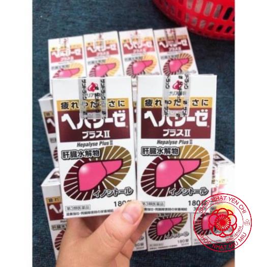Viên uống hỗ trợ bổ gan trắng Hepalyse Plus II Nhật Bản 180v