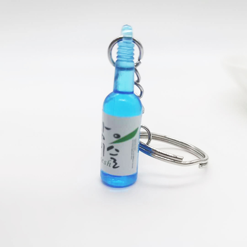 Móc Khóa Hình Chai Nước Phong Cách Hàn Quốc Độc Đáo