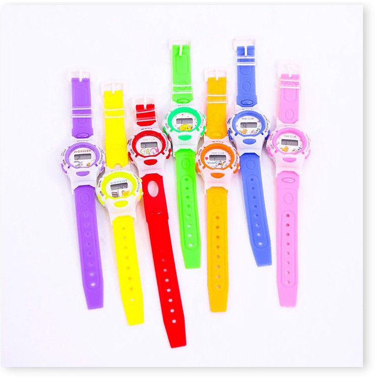 Đồng hồ điện tử cho bé dây cao su mềm êm tay | BigBuy360 - bigbuy360.vn