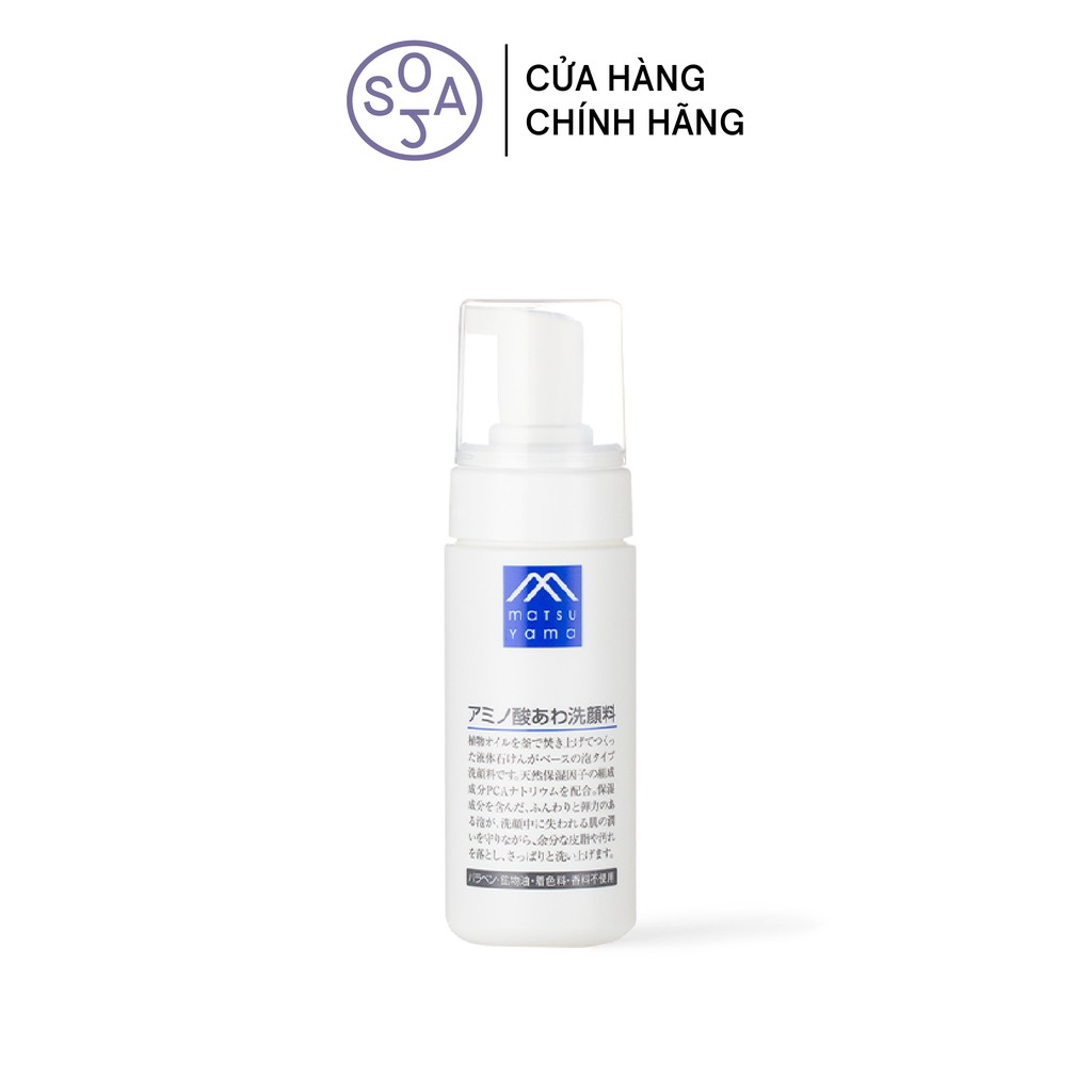 [SẢN PHẨM KHUYẾN MÃI DATE TRÊN 3 THÁNG] Bọt Rửa Mặt Matsuyama Amino Acid Foaming Face Wash 130ml