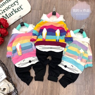 Set cầu vòng mèo