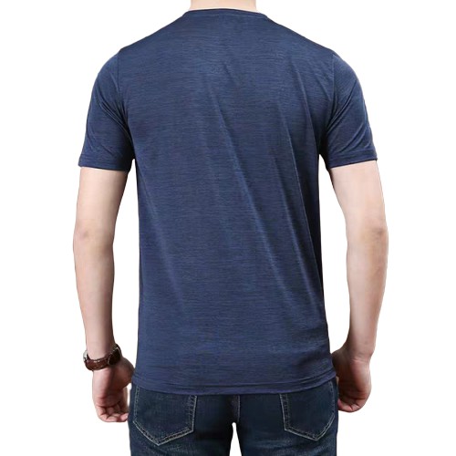 áo thun nam xám bạc co giãn vải xịn thời trang phong cánh cá tính | BigBuy360 - bigbuy360.vn