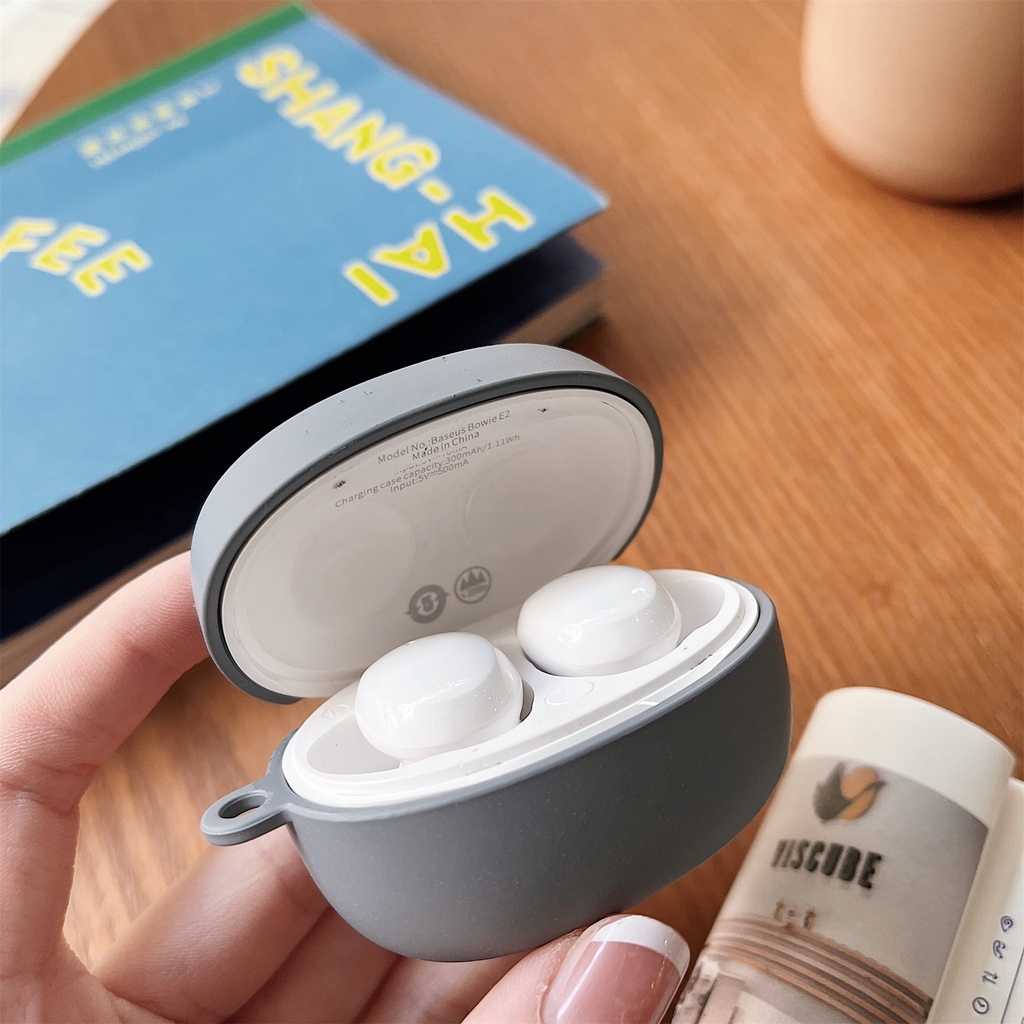 Vỏ Bảo Vệ Hộp Sạc Tai nghe không dây Baseus Bowie E2 Kiểu Dáng Thể Thao Chống Sốc