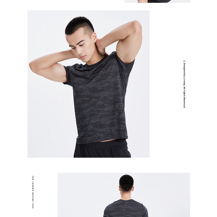 Áo cộc thể thao nam Lining ATSQ113 - Hàng sẵn