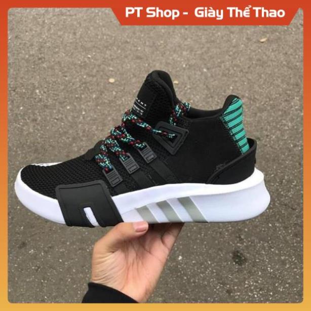 [Freeship+ Hàng Xịn] Giày Sneaker EQT Đen Xanh trắng full bill box, Giầy Sneaker thể thao nam nữ hót trend
