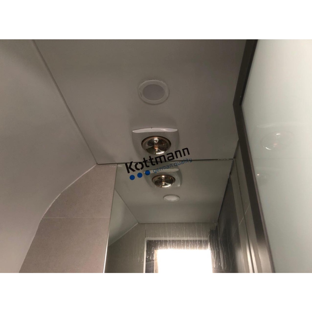 Đèn sưởi âm trần 2 bóng cao cấp Kottman K9S và K1A