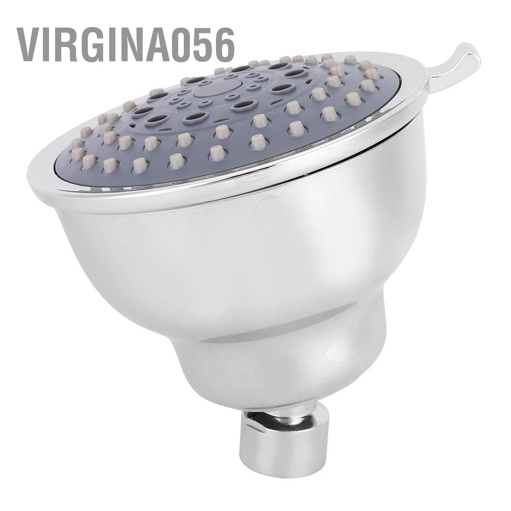 Virgina056 G1/2in 5 Functions Adjustable Shower Head Top Spray for Bathing Place Hotel