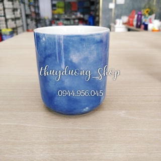 Cốc sứ dáng trụ nhiều màu 200ml