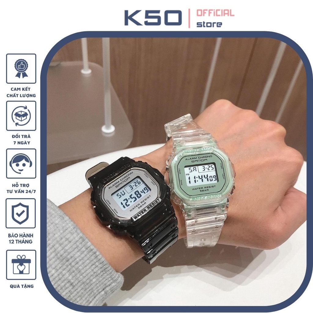 Đồng hồ unisex Nam Nữ SANDA 293 full box chính hãng | BigBuy360 - bigbuy360.vn