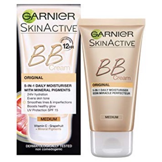 Xả hàng Kem trang điểm chống nắng đa năng thay kem dưỡng da ban ngày Bb Garnier SkinActive - mỹ phẩm chính hãng Pháp
