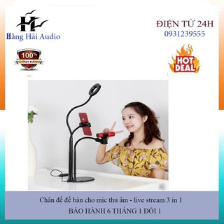 Giá kẹp mic có đèn