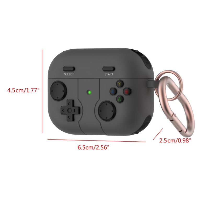 [3C] Vỏ Bảo Vệ Hộp Đựng Tai Nghe Không Dây Bluetooth Airpods-Pro 2 Bằng Silicone