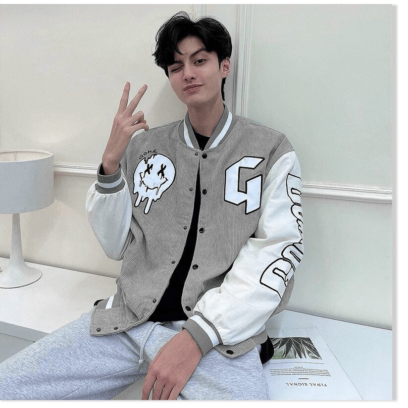 Áo khoác nhung bomber NAM CỰC CHẤT PHONG CÁCH 2021 KOKO MI FASHION