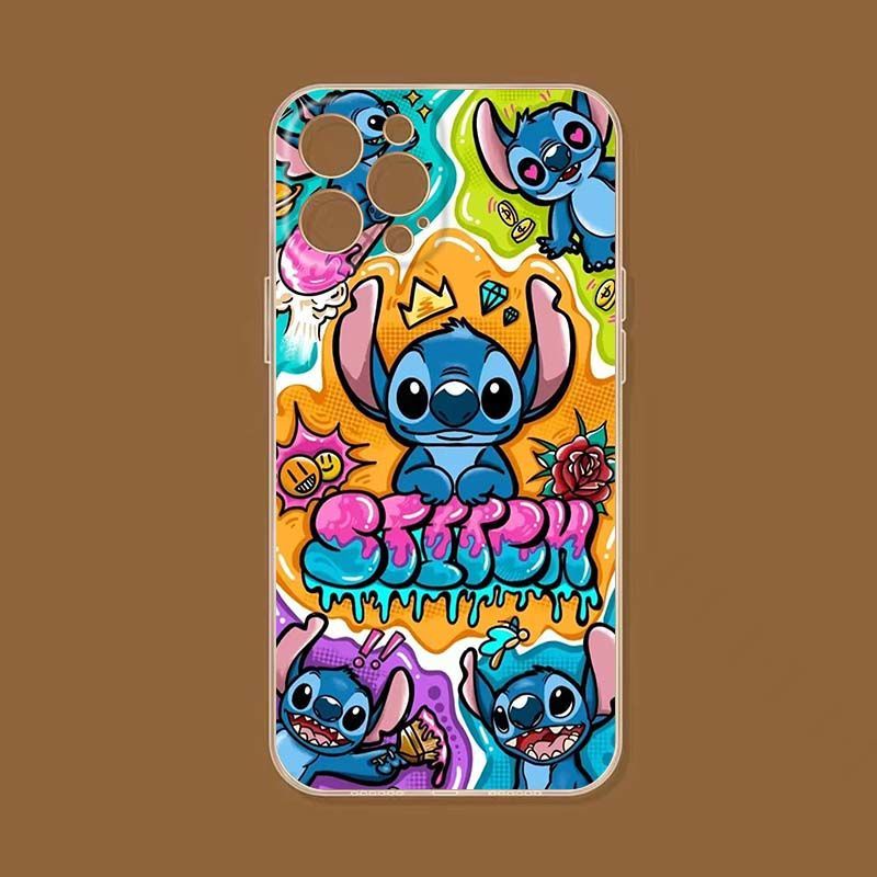 Disney Ốp Điện Thoại Tpu Mềm Chống Sốc In Hình Lilo & Stitch Cho iPhone 11 12 13 pro max XS X XR XSMax 7 8 6 6s plus SE 2020