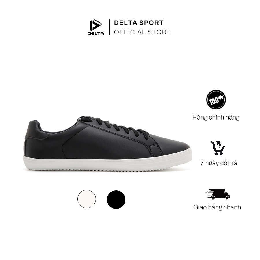 Giày sneaker nữ DELTA VU001W0 đế vulcanize chất liệu da trơn, phù hợp cho đi chơi, đi học