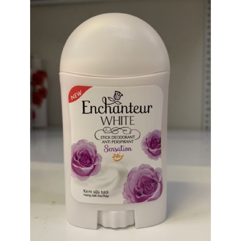 Sáp Enchanteur WHITE 40g(mầu Tím)