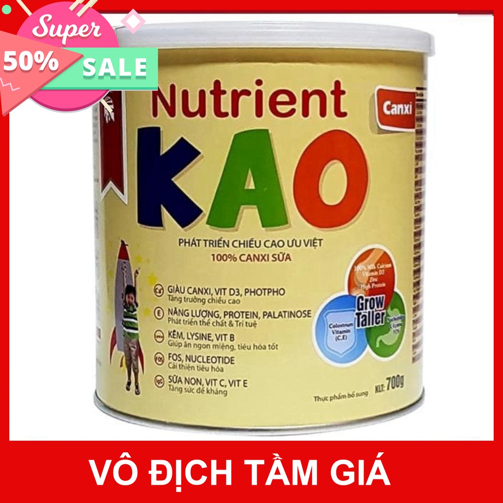 [FREE SHIP] Sữa bột viện dinh dưỡng Nutrient KAO 700g [FREE SHIP]