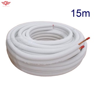 Cuộn 2 loại ống đồng điều hoà ống đồng máy lạnh 6-10 dài 15m tặng bảo ôn