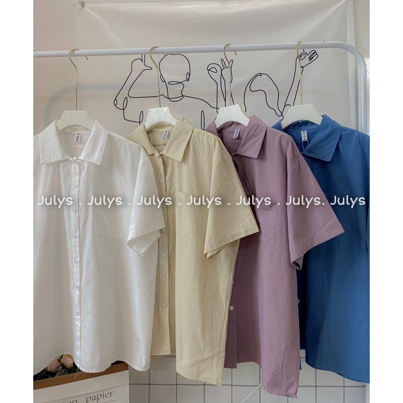 [Mã WASKT304 giảm 15% tối đa 30K đơn 99K] Áo sơ mi thô BASIC (ảnh thật shop chụp kèm video) | BigBuy360 - bigbuy360.vn