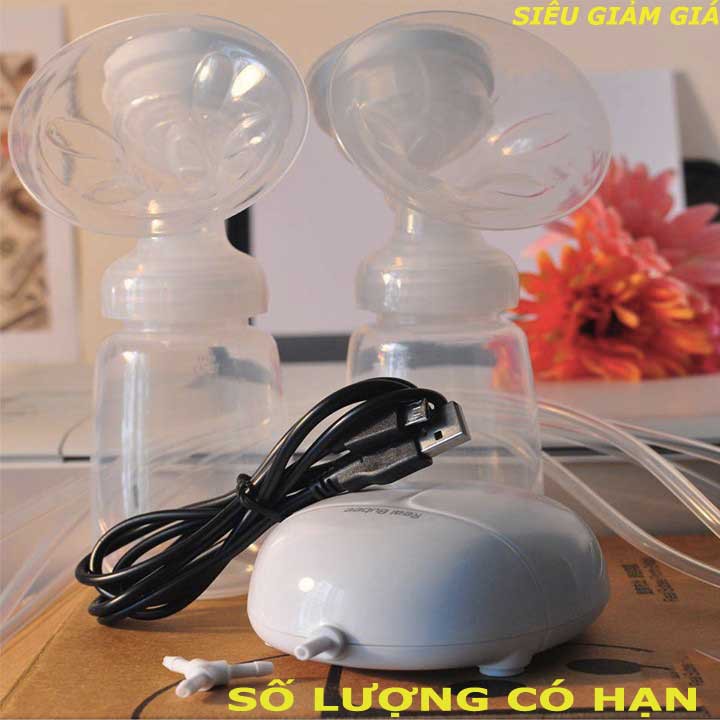 Máy vắt sữa điện đôi real bubee ( chính hãng Anh Quốc )