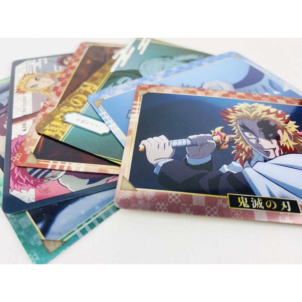 Demon Slayer, Thẻ sưu tập nhân vật, ánh kim Metallic Vol.1, Bandai, SL 1 hộp/20 gói