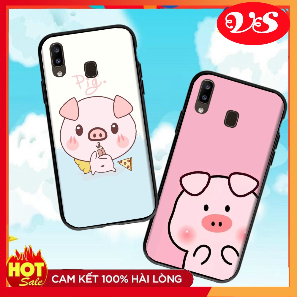 Ốp lưng Samsung Galaxy A8 Plus / A8 2018 / A7 2028 / A6 Plus / A6 2018 / A50S hình Heo Con Dễ Thương 01