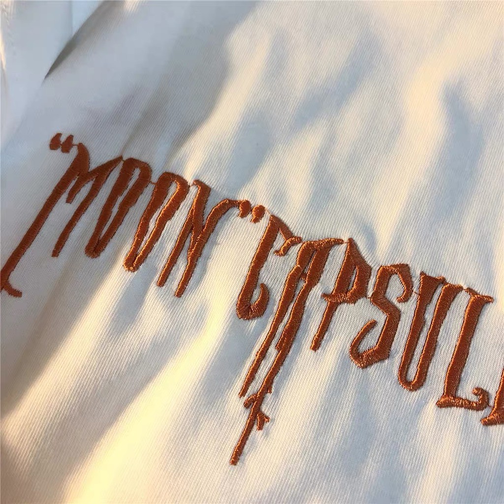 Áo thun tay lỡ thêu Nixu Unisex Halious Basic Tee phông T shirt nam nữ tay lỡ oversize form rộng