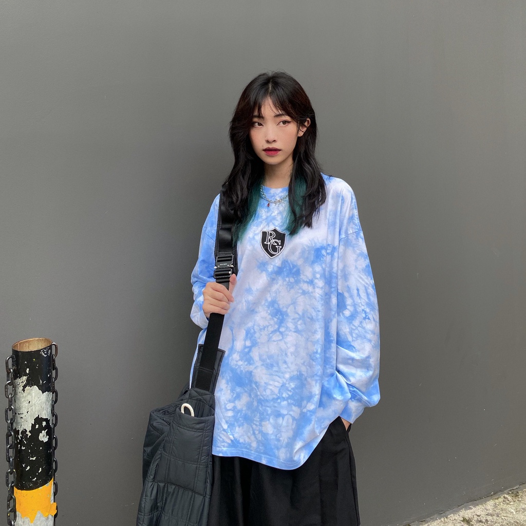 Áo thun tay dài loang REGODS unisex form rộng ( REGODS LONGSLEEVE TYEDYE ) | BigBuy360 - bigbuy360.vn