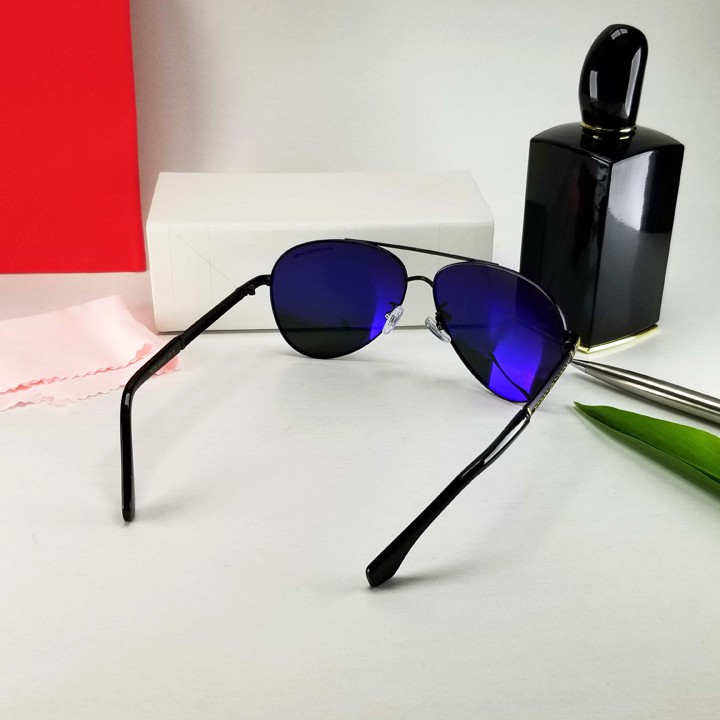 Kính mát nam màu đen chống nắng, chống tia UV, râm mát và dịu mắt 8738- Gọng kim loại không gỉ, form phi công - Giá sỉ | BigBuy360 - bigbuy360.vn