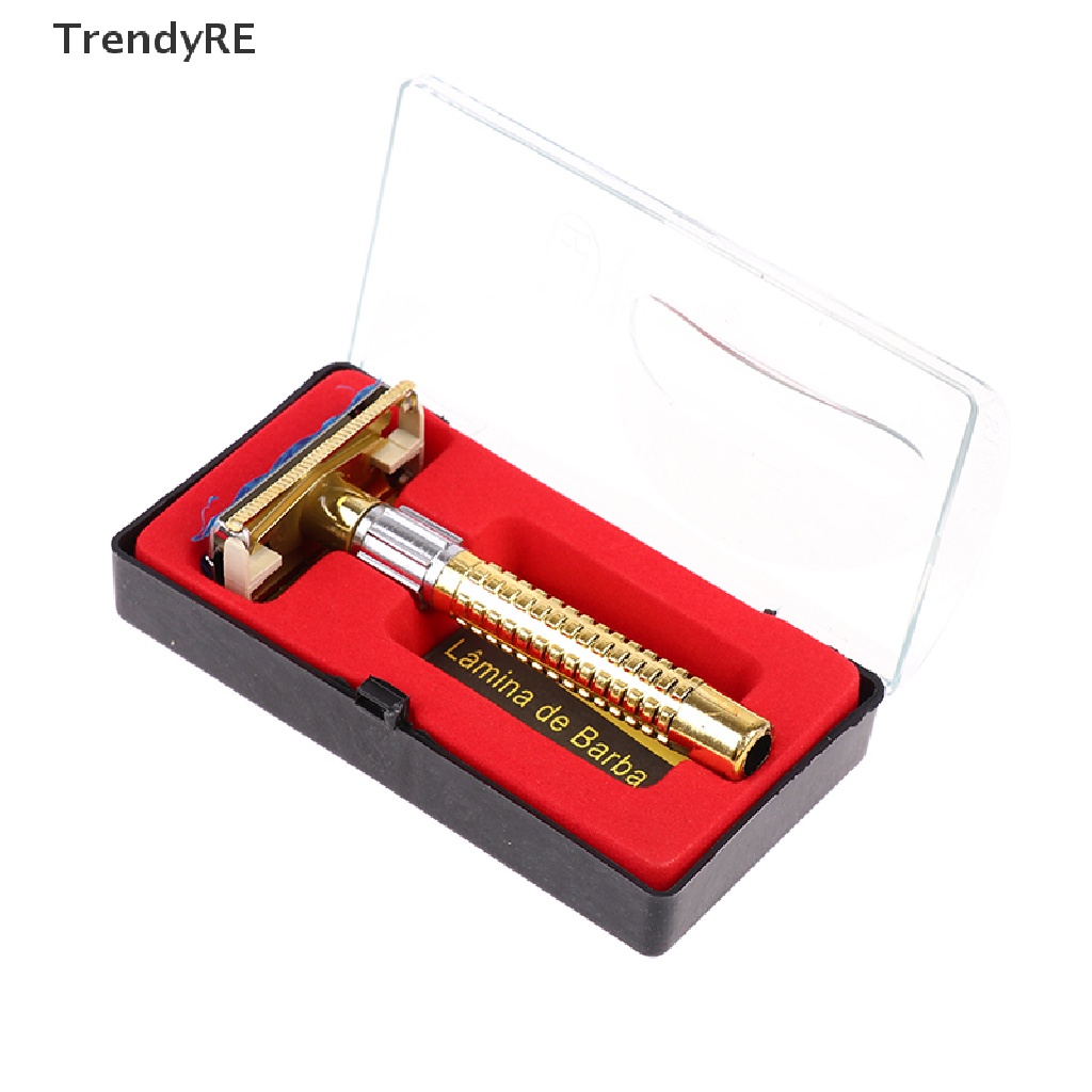 Dao Cạo Râu An Toàn Phong Cách Cổ Điển Với Hộp Đựng