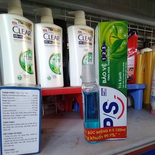Kem đánh răng P/S trà xanh tặng nước súc miệng