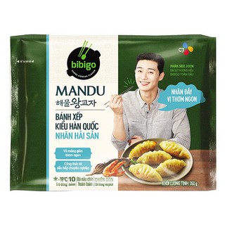 E - Bánh Xếp Mandu Bibigo Nhân Hải Sản 350G - CHỈ SHIP HỒ CHÍ MINH