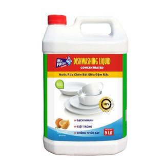 Nước rửa chén bát siêu đậm đặc Mr.fresh 5L