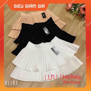 ❤ CHÂN VÁY DẬP LY 2 TẦNG CẠP KHÓA CHẤT ĐẸP